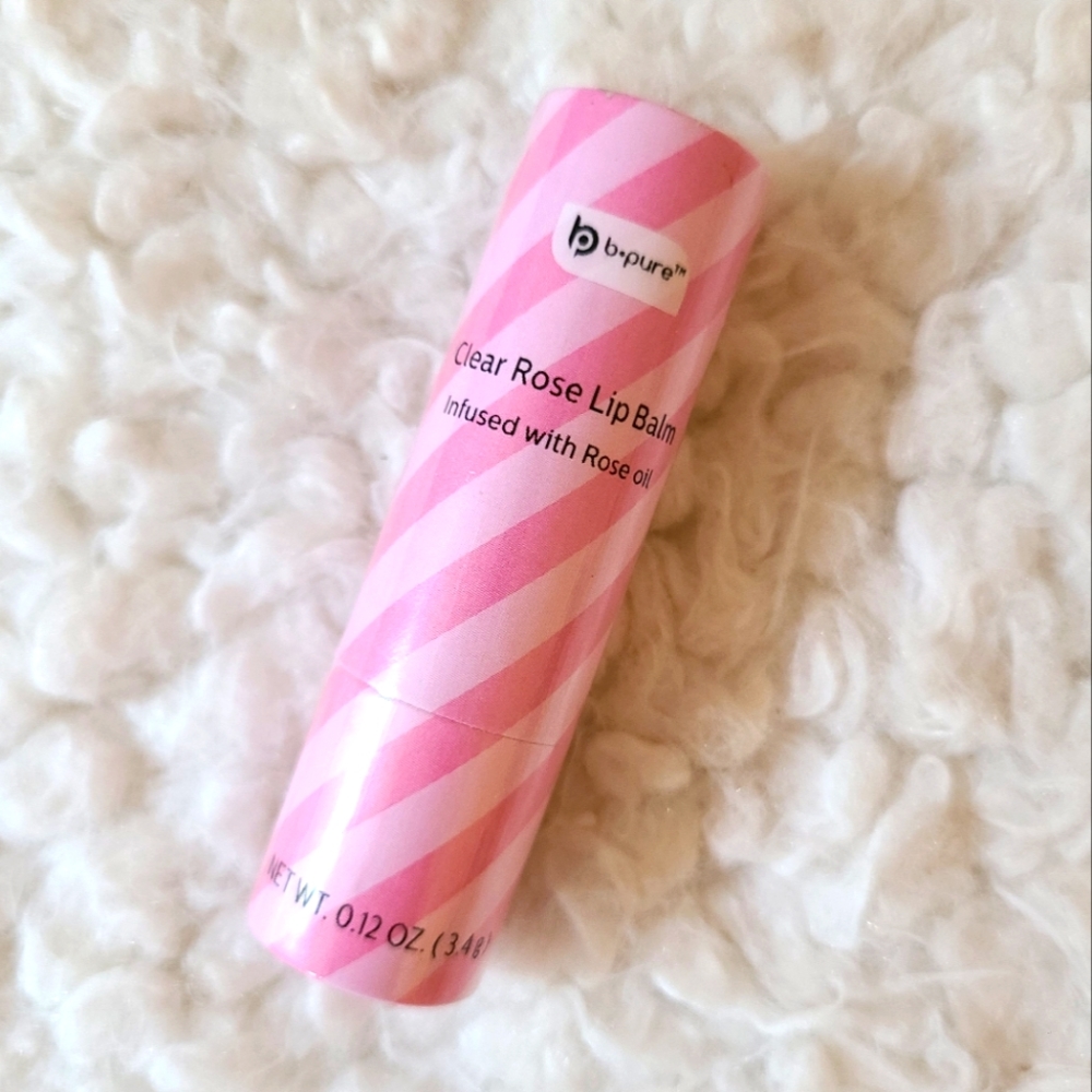 🆕️ b•pure • clear rose lip balm